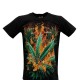 Rock Eagle T-shirt Cannabis Leaves