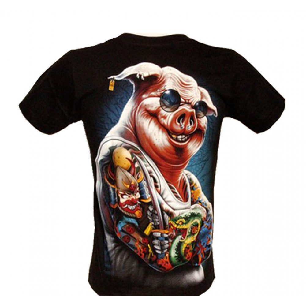 Rock Eagle T-shirt Pig Man