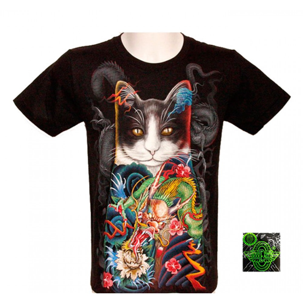 Rock Eagle T-shirt Decorated Cat