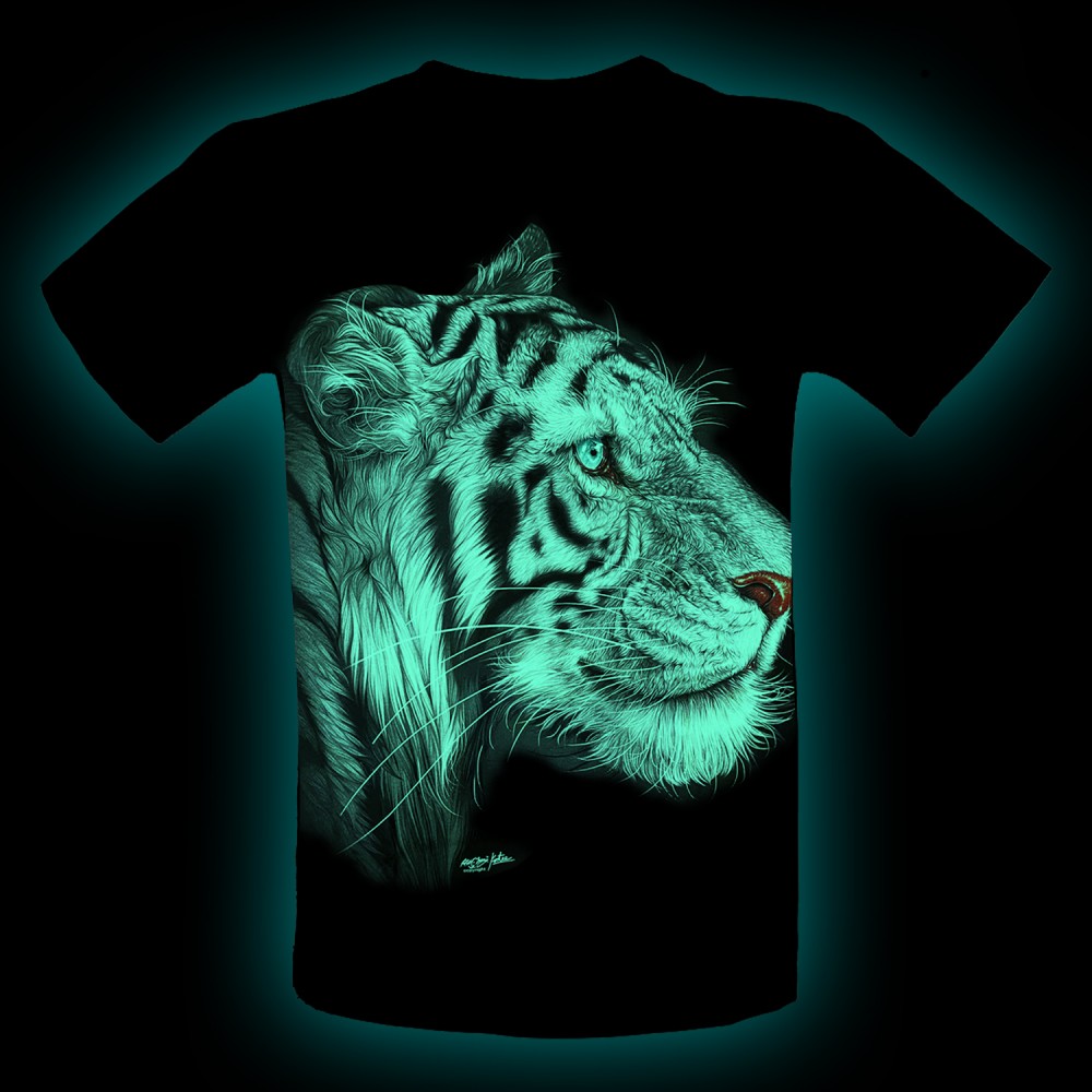 Rock Chang T-shirt HD White Tiger