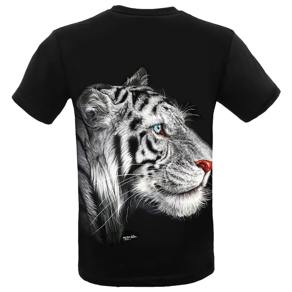 Rock Chang T-shirt HD White Tiger