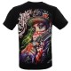 Rock Chang Effect 3D and Noctilucent T-shirt Cool Girl with Gun