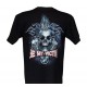 Rock Chang T-shirt HD Skull with Motorcycle