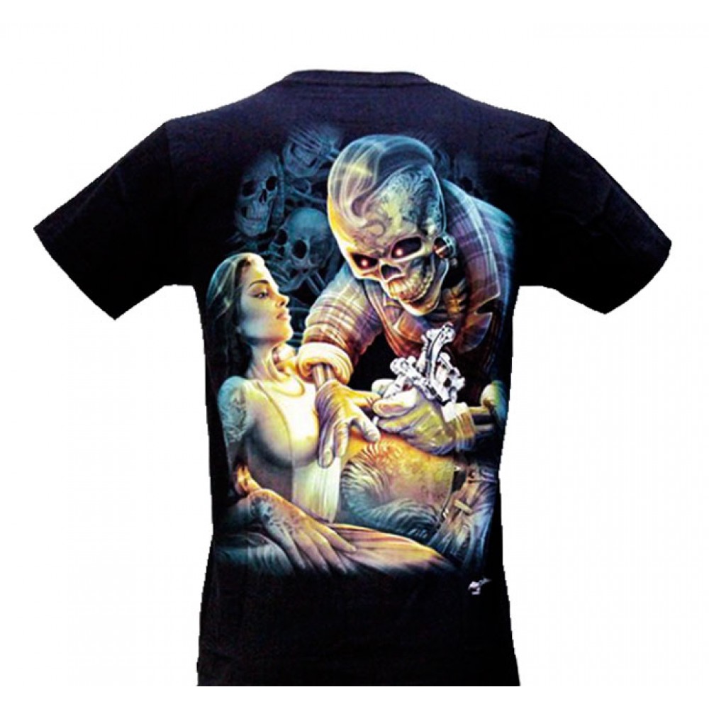 Rock Chang T-shirt HD Death Tattoo