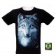 Rock Chang T-shirt HD Wolf with Blue Eyes