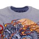 T-shirt with Dragon Grey