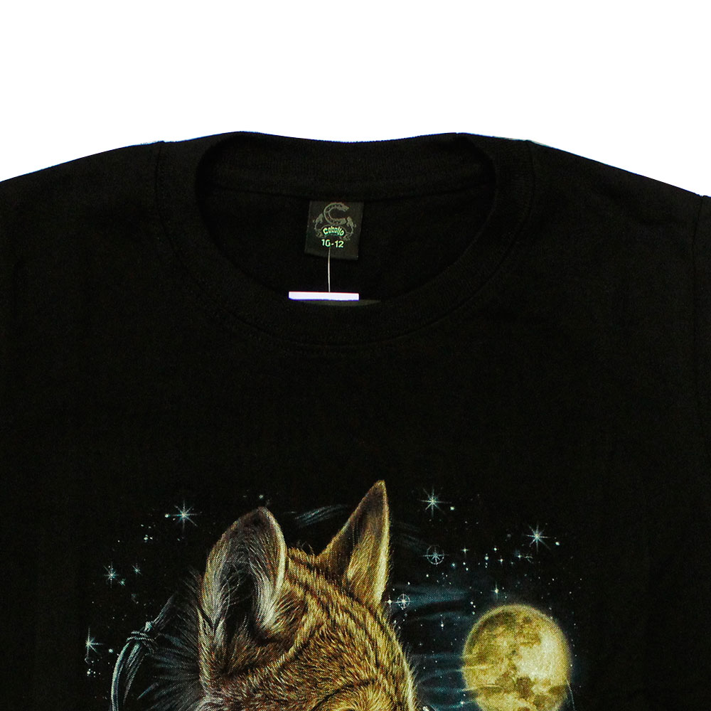 T-shirt Noctilucent Wolf Kid