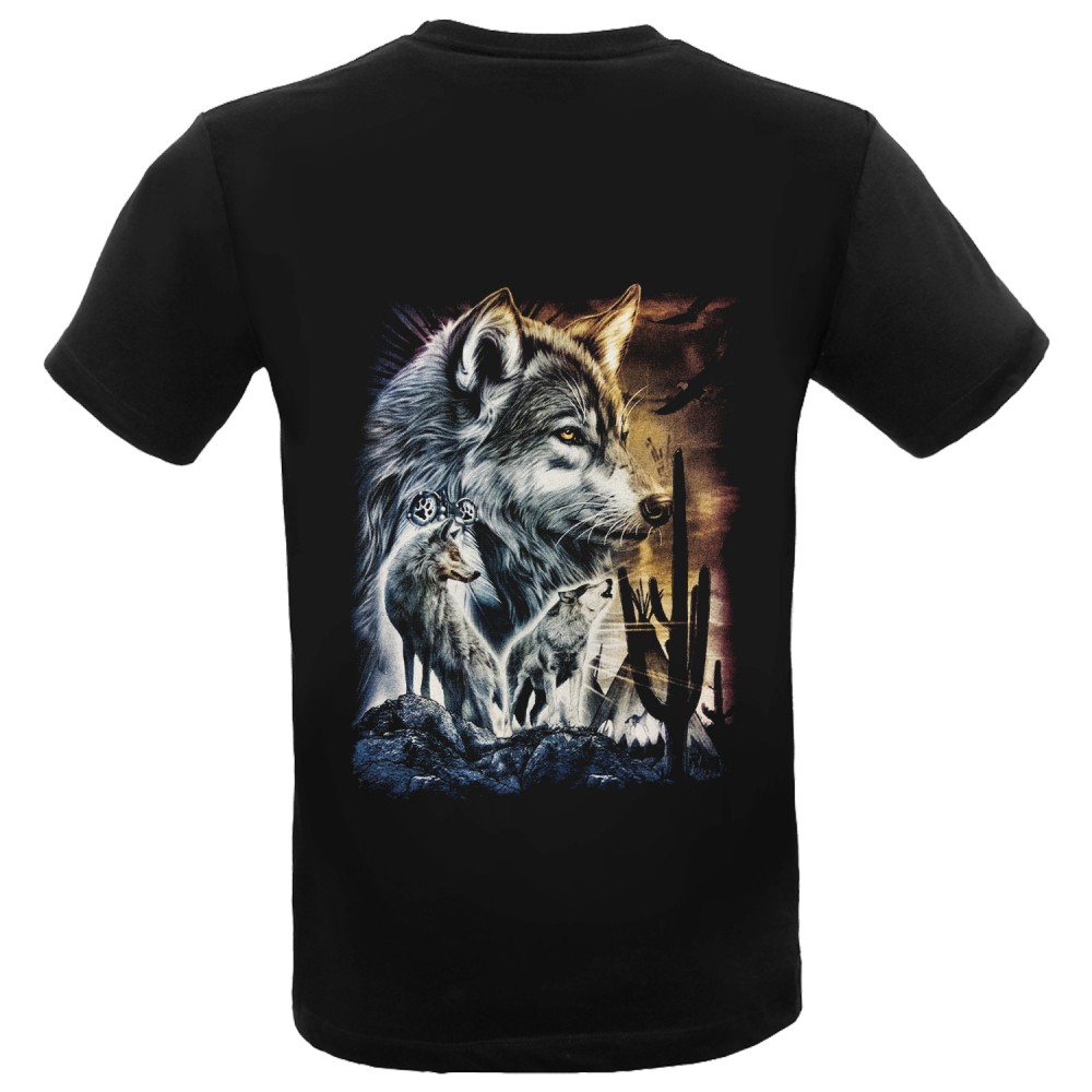 Kid T-shirt Noctilucent Wolves