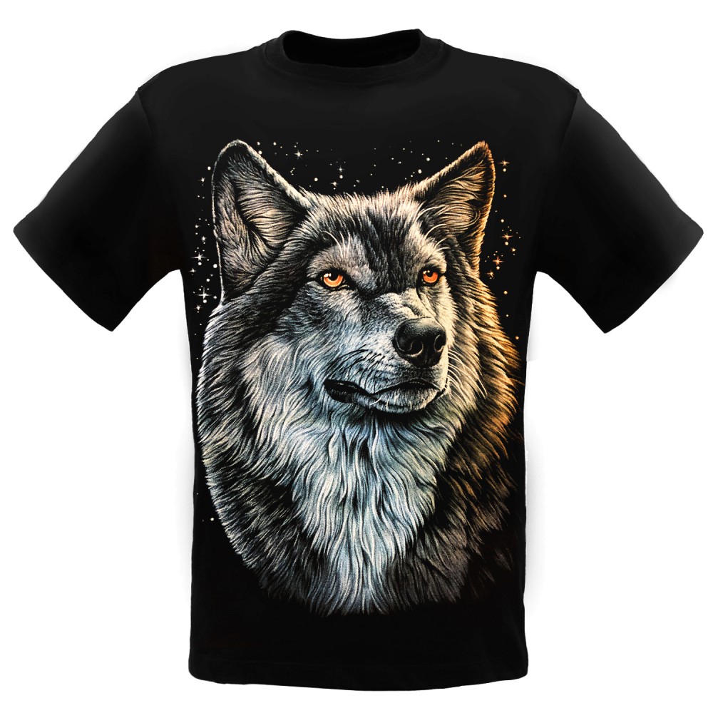 Kid T-shirt Noctilucent Wolf