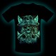 Kid T-shirt Noctilucent Skull