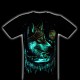 Caballo T-shirt Noctilucent Wolf and the Moon