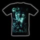 Caballo T-shirt Noctilucent Wolves with the Full Moon