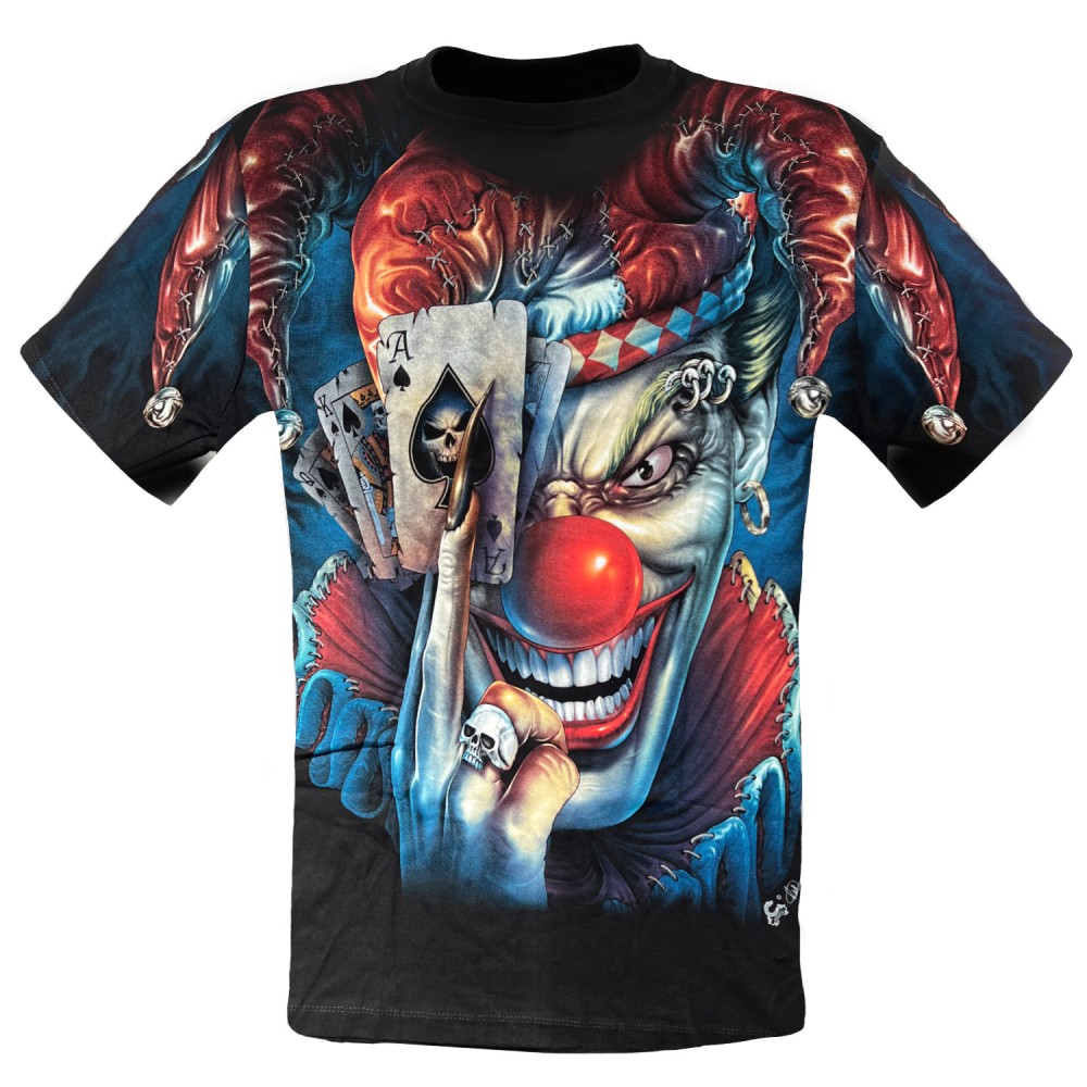 CABALLO T-shirt Clown and Poker