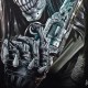 Caballo T-shirt Skull with Gun