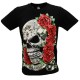 Caballo T-shirt  Skull and Roses
