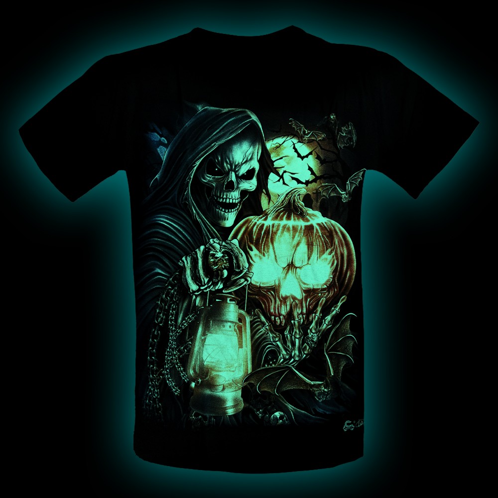 Caballo T-shirt Skull and Bats