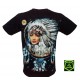 Caballo T-shirt Native American Girl with Horses