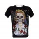 Minute Mirth T-shirt Skeleton with Roses