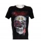 Minute Mirth T-shirt Skull and Flowers