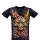 T-shirt Tie-Dye Demon Face