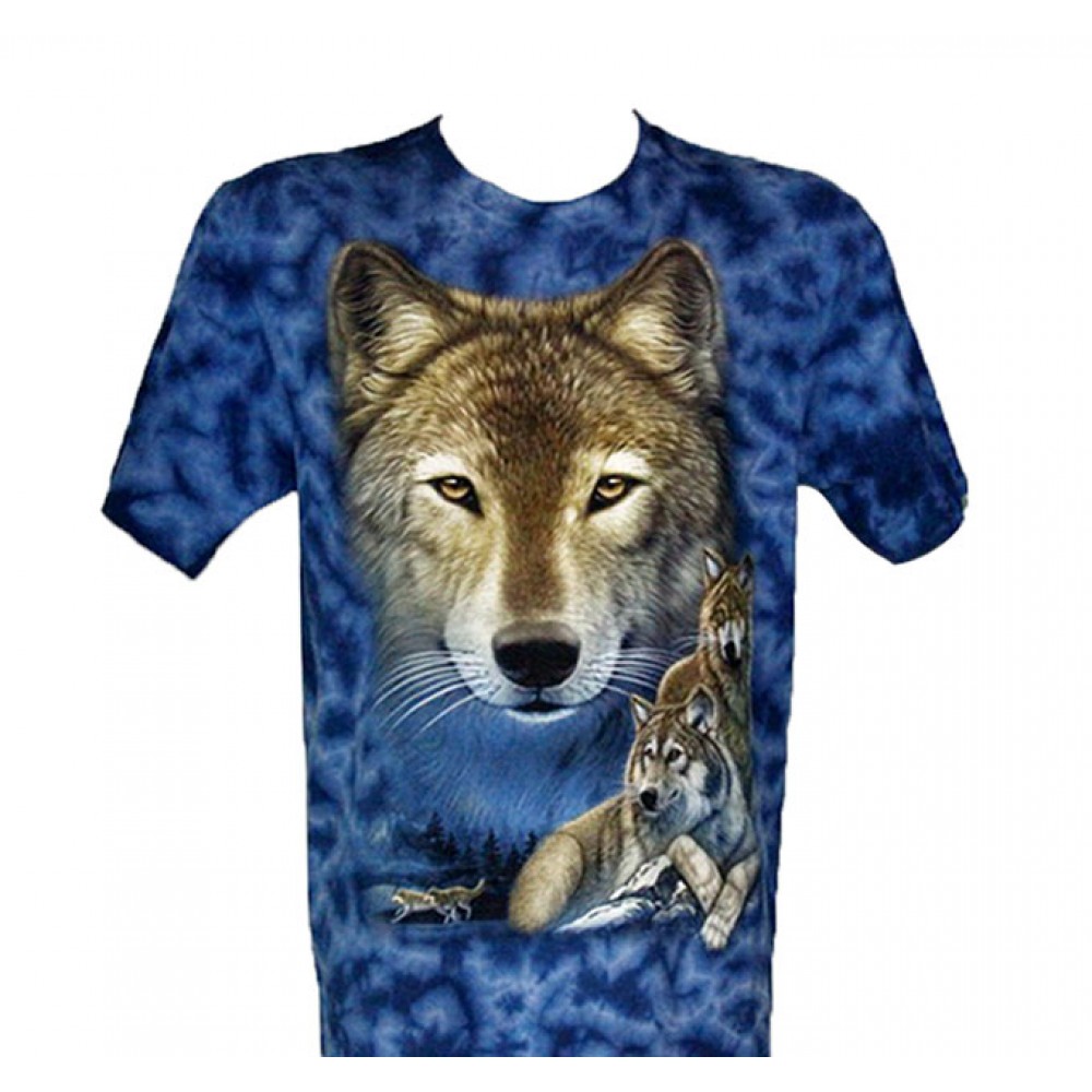 T-shirt Tie-Dye Wolf