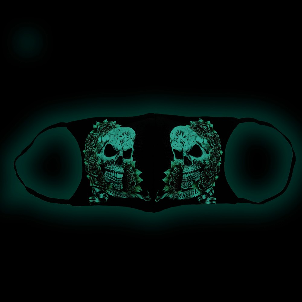 Print mask with skull