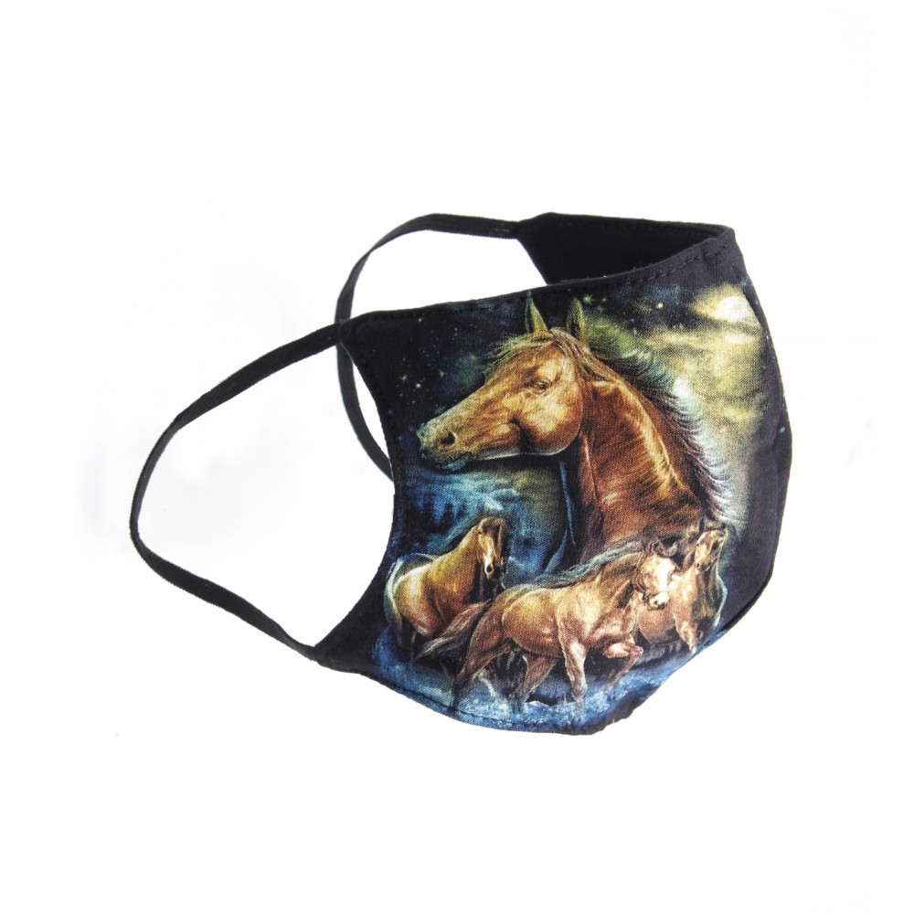 Mask with Horse print