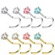 Nose Stud Crystal Little star of Different Colors