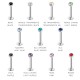 Labret Diamond of Different Colors 2,5 MM