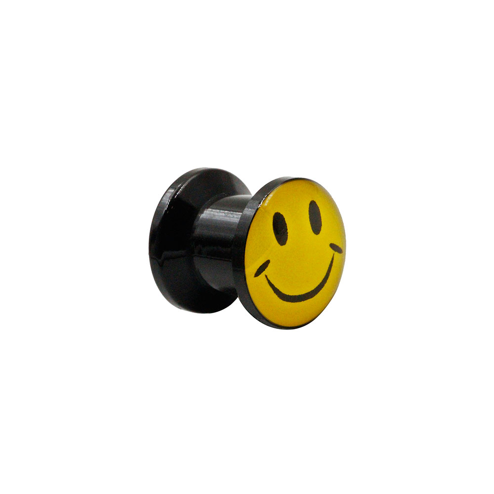 Plug Black with Smile Emoji