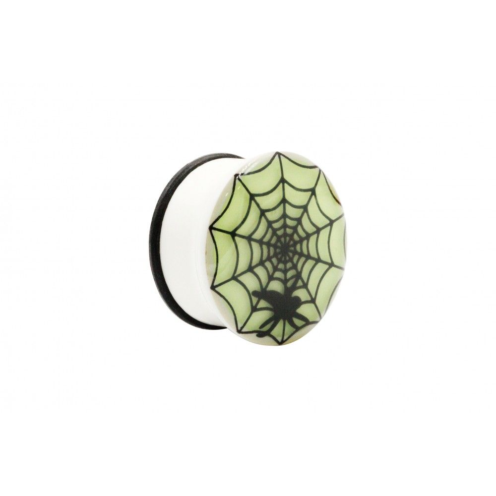 Plug Noctilucent with Spiderweb