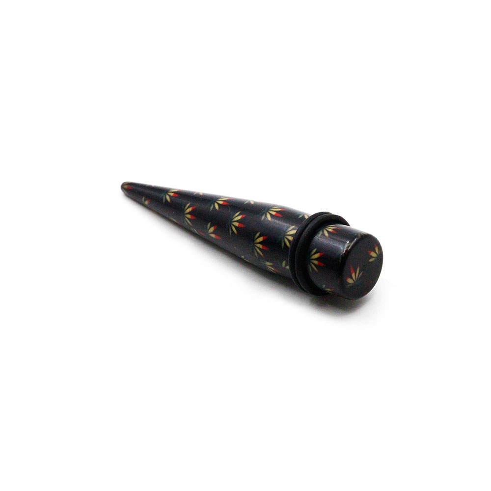 Expander Black with Tricolor Leaves
