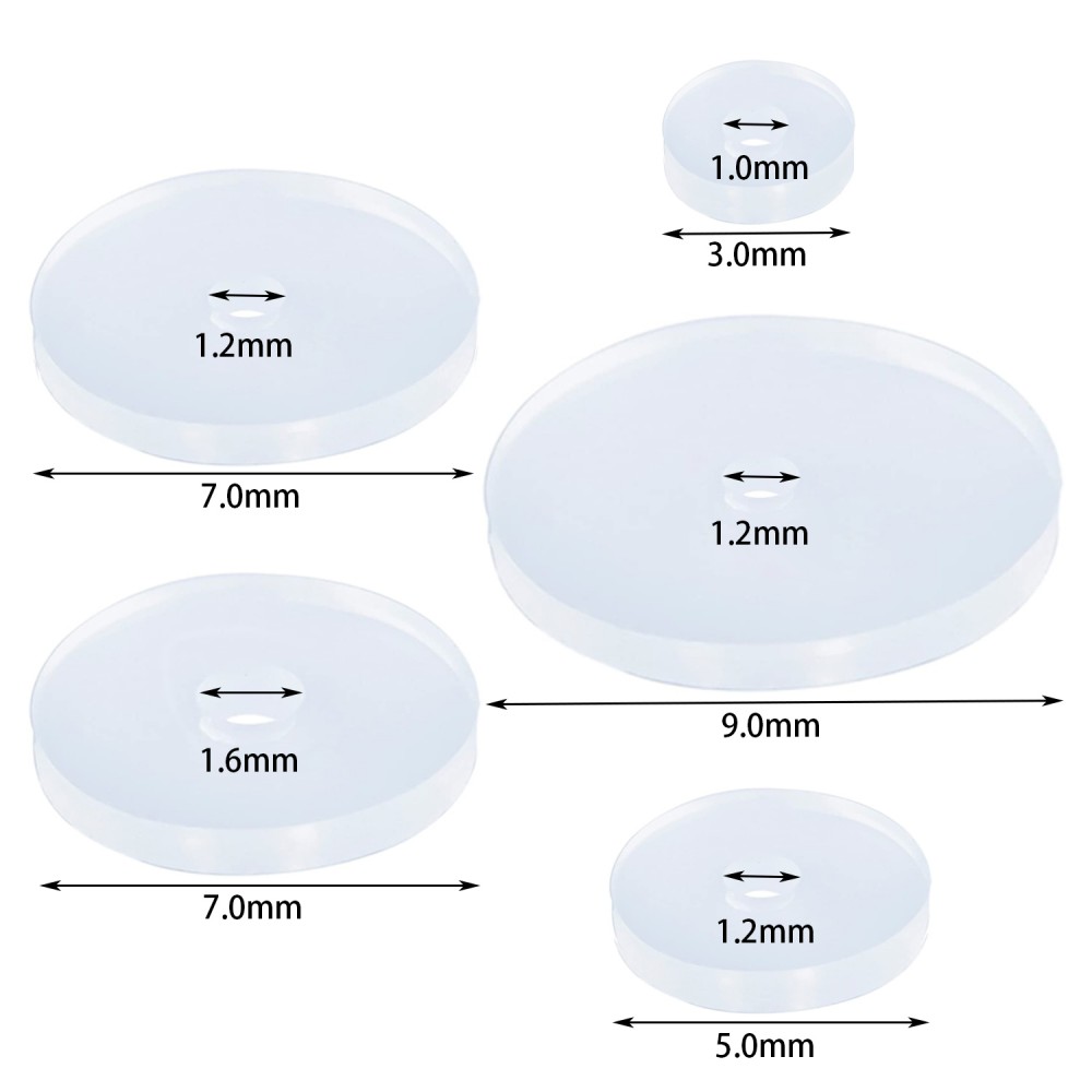 Flexible Piercing Discs in Silicone Sterile
