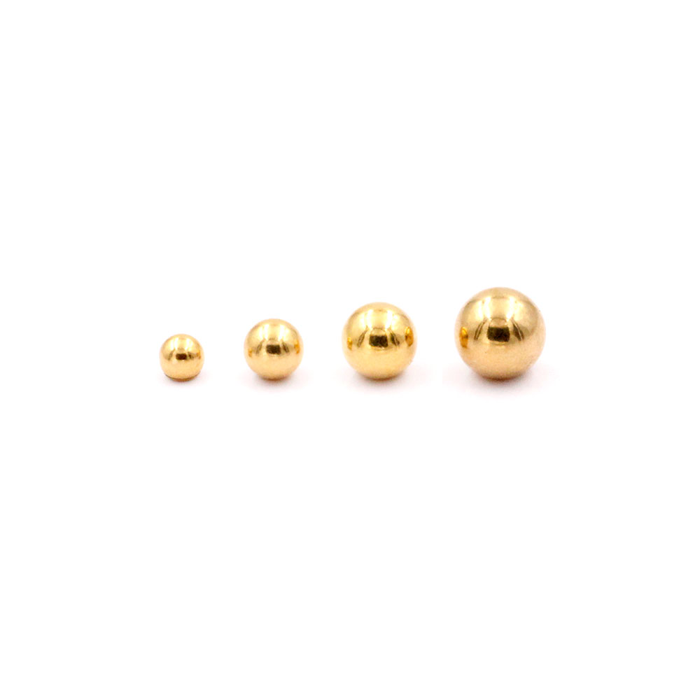 Gold Steel Ball for Piercing