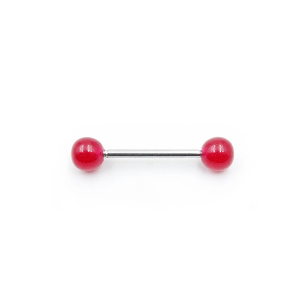 Barbell with Red Balls