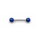 Barbell Blue Balls with Black Texture