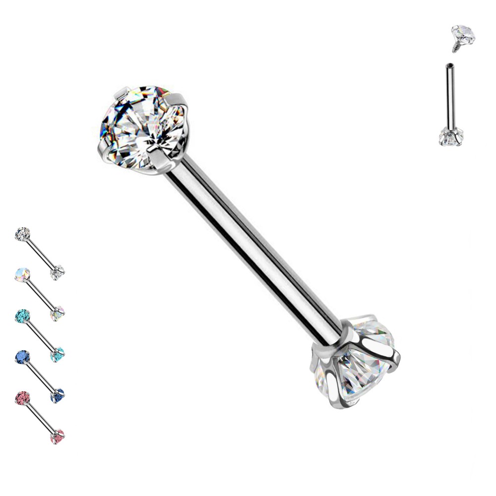 Barbell Double Crystals