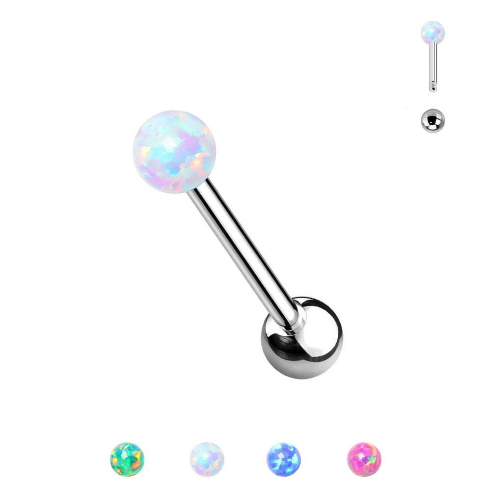 Barbell with Opal