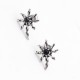 Earrings Stars twinkling shape Silver in Stainless Steel Ideal Gift