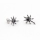 Earrings Stars twinkling shape Silver in Stainless Steel Ideal Gift