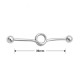 Industrial Barbell  with Ring