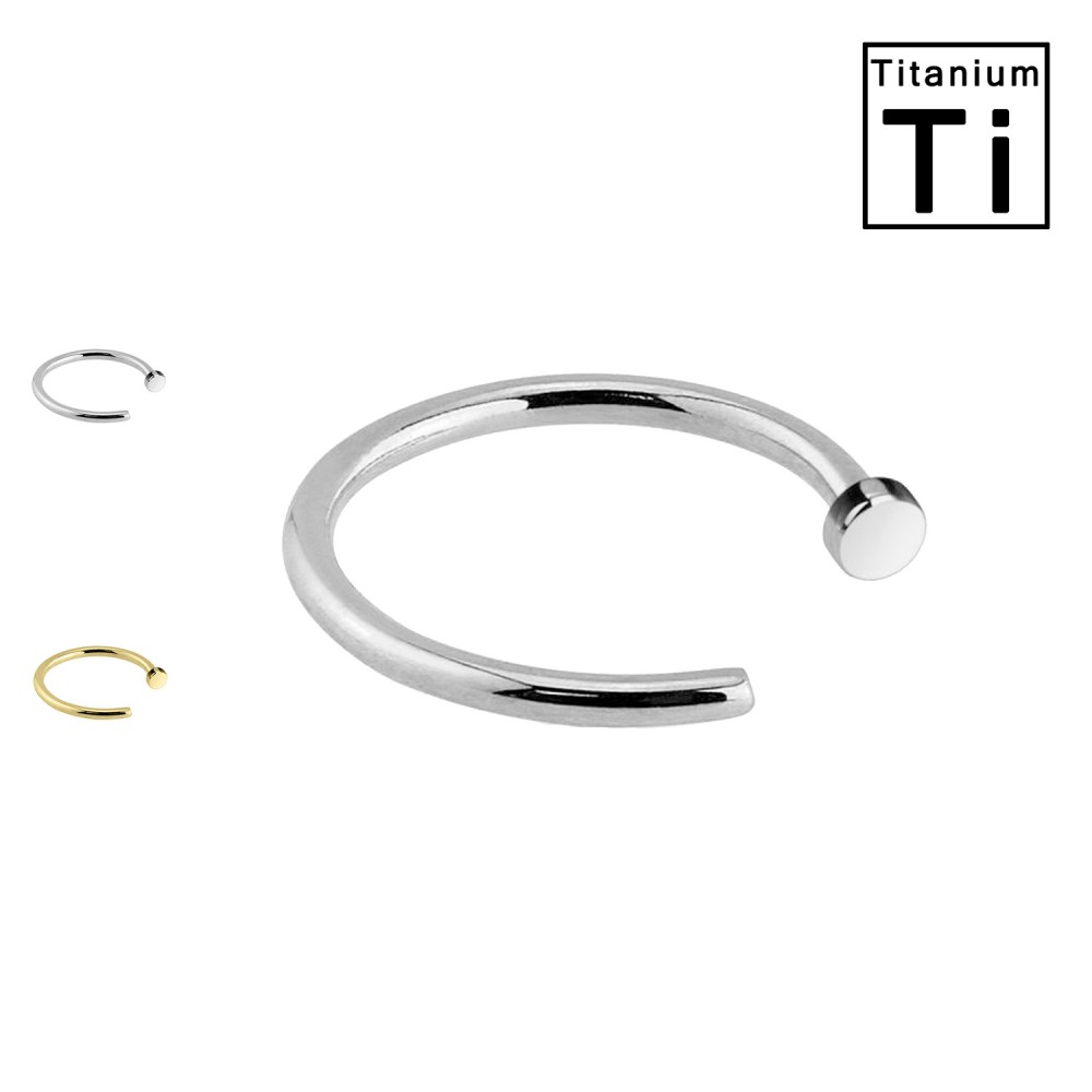 Nose Ring Basic Titanium