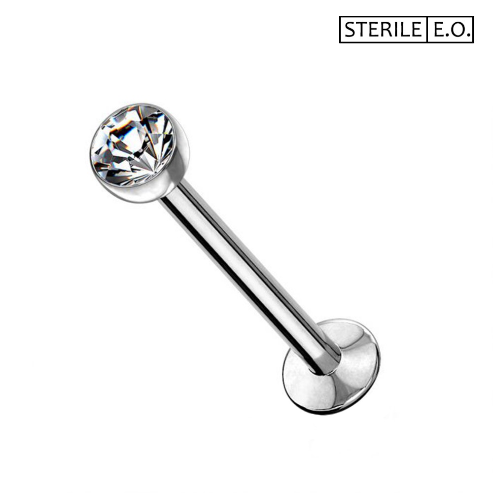 Labret  Sterile with Crystal
