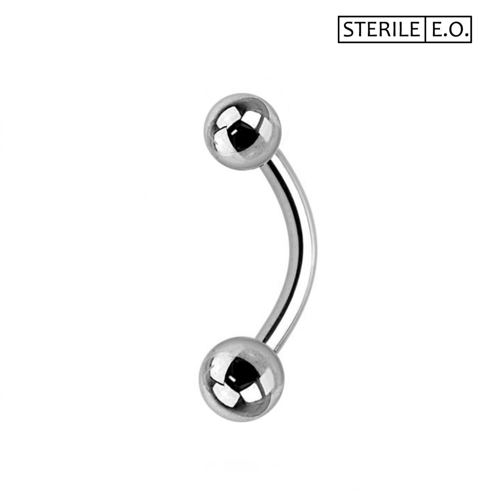 Piercing Barbell Curved Sterile